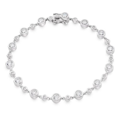 Silver Cubic Zirconia Bracelet