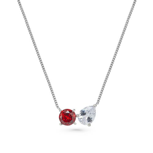 Silver Cubic Zirconia Necklace