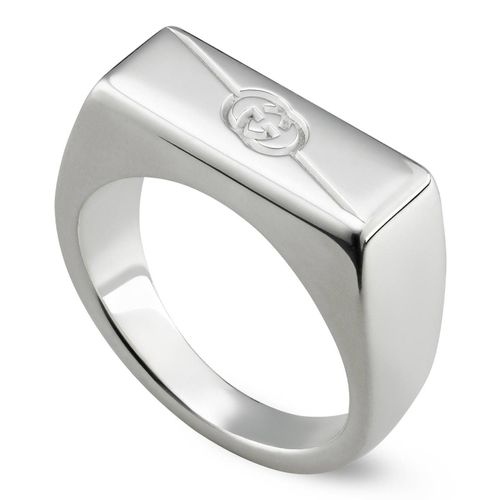 Gucci Interlocking Silver Ring