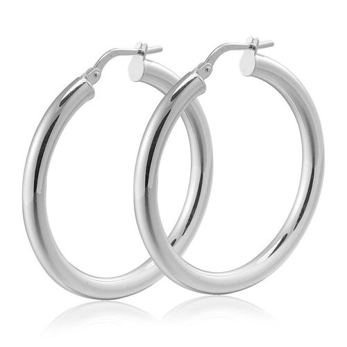 Silver Hoop Earrings