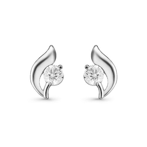 Silver Cubic Zirconia Stud...