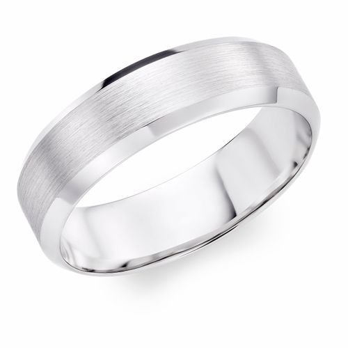 9ct White Gold Men's Wedding...