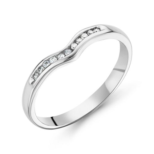 9ct White Gold Diamond...