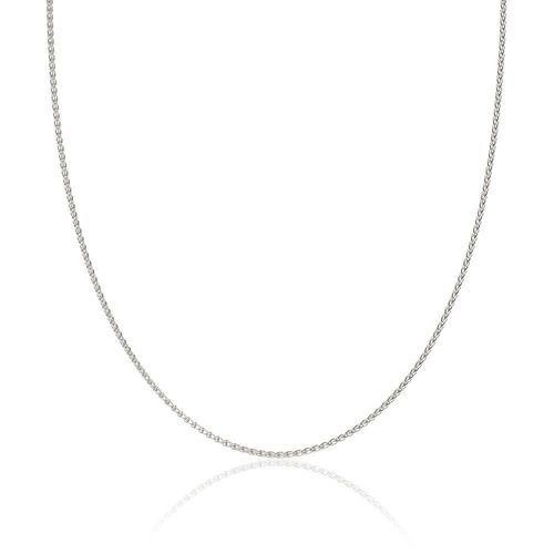 18ct White Gold Spiga Chain