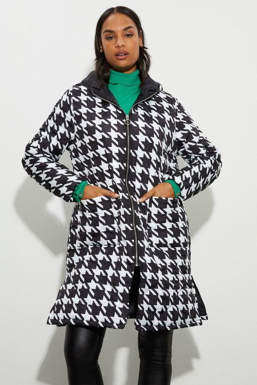 Womens Dogtooth Longline...