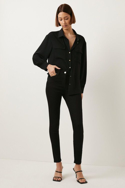 Womens Jade Mid Rise Skinny...