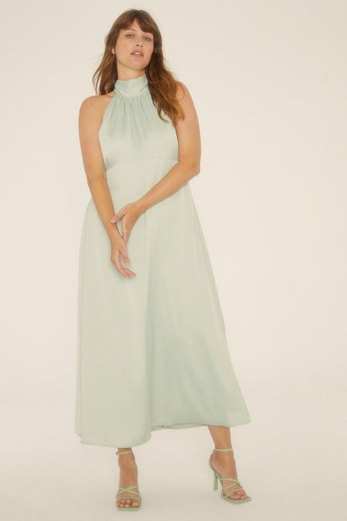 Curve Halter Neck Midi...