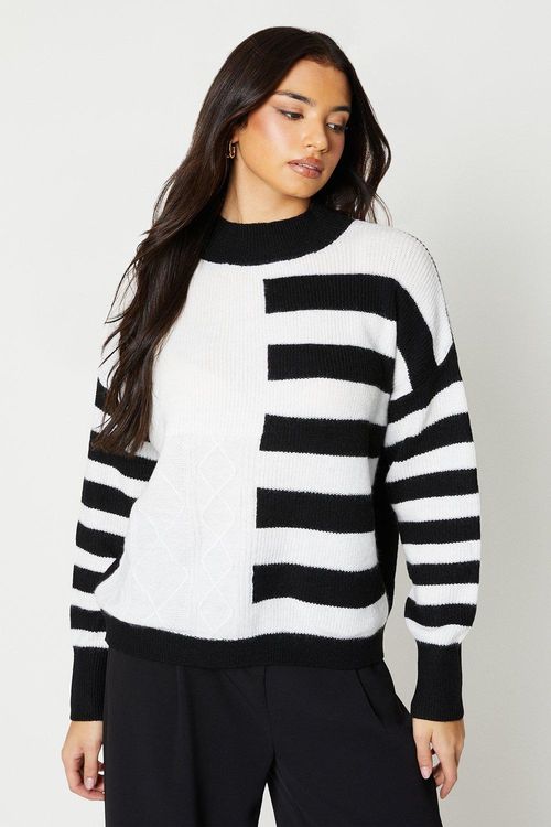 Stripe Colour Block Jumper