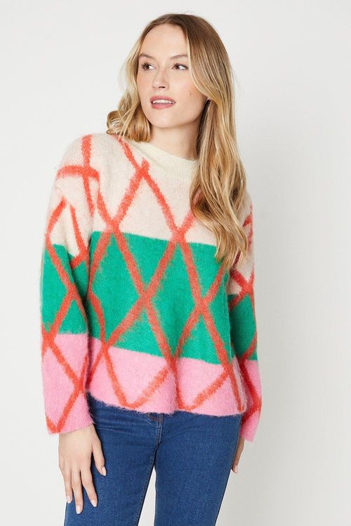 Argyle Knitted Jumper