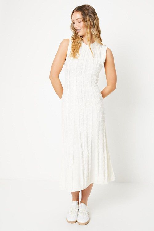 Bobble Stitch Knitted Maxi...