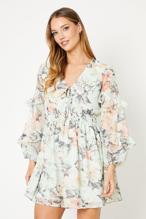 Floral Chiffon Frill Balloon...