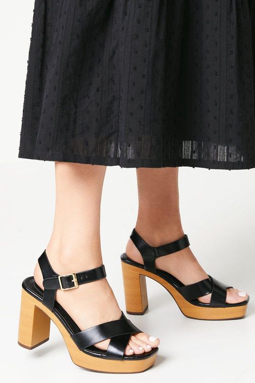 Madeline Platform Cross Strap...