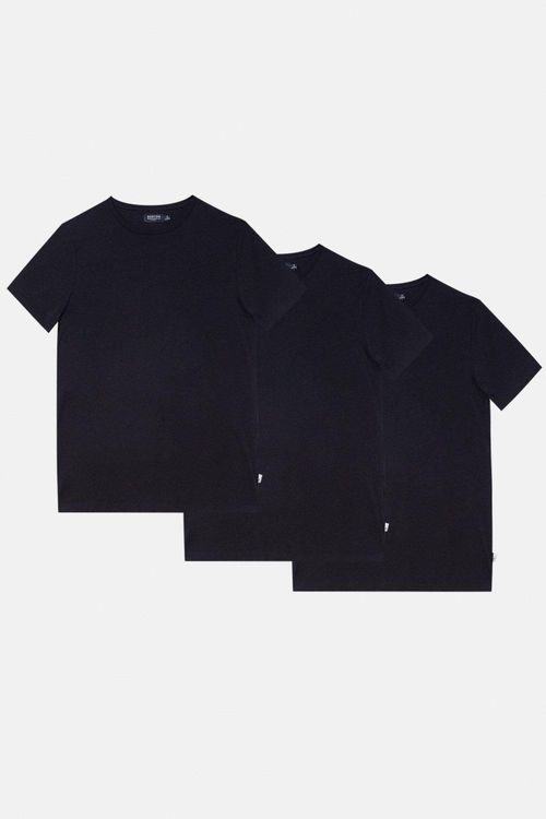 Mens 3 Pack Navy Crew Neck...