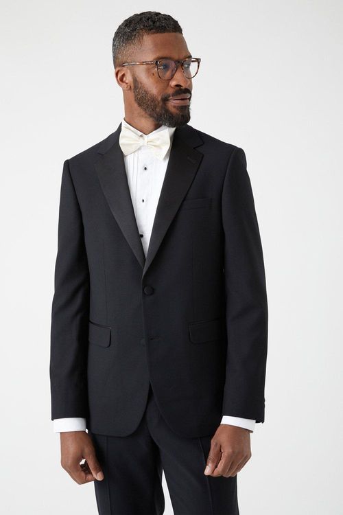 Mens Skinny Fit Black Tuxedo...