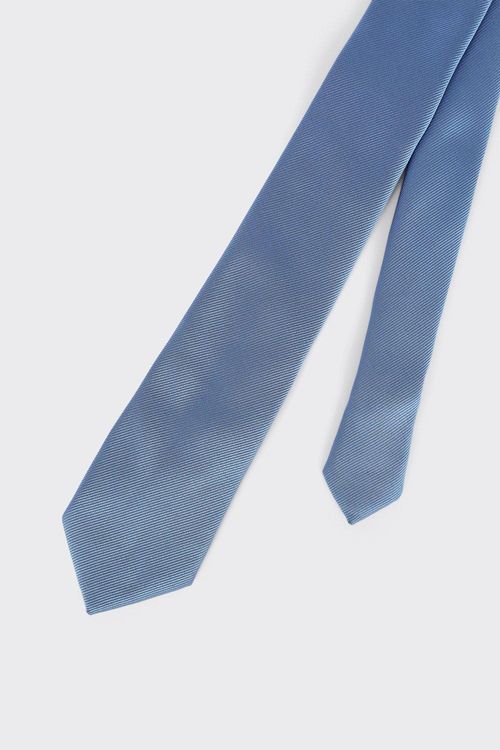 Mens Light Blue Slim Tie