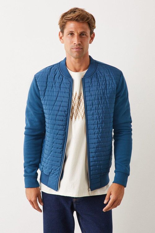 Mens Hybrid Bomber Jacket