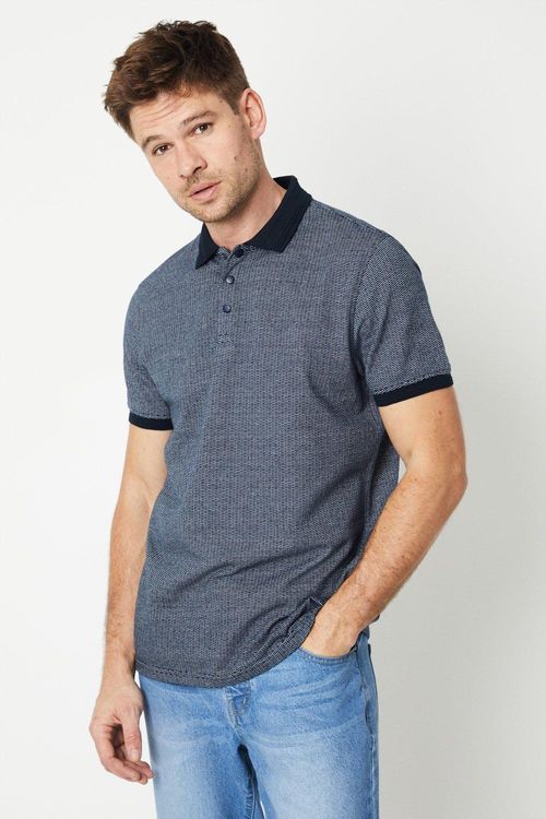 Mens Dash Jacquard Polo