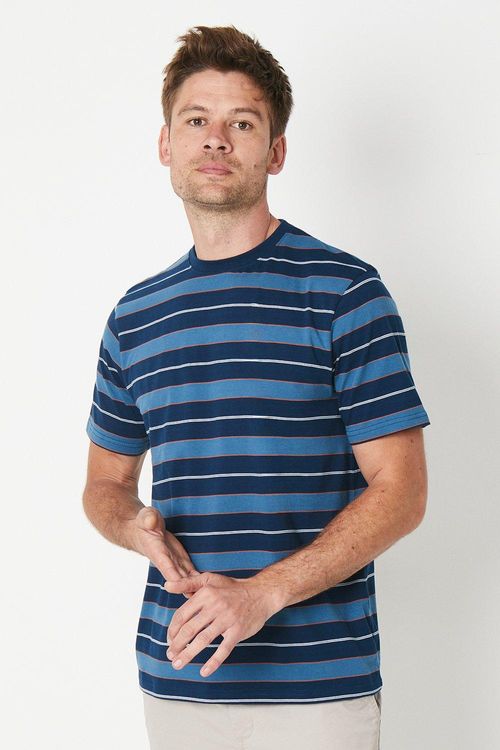 Mens George Stripe Tee