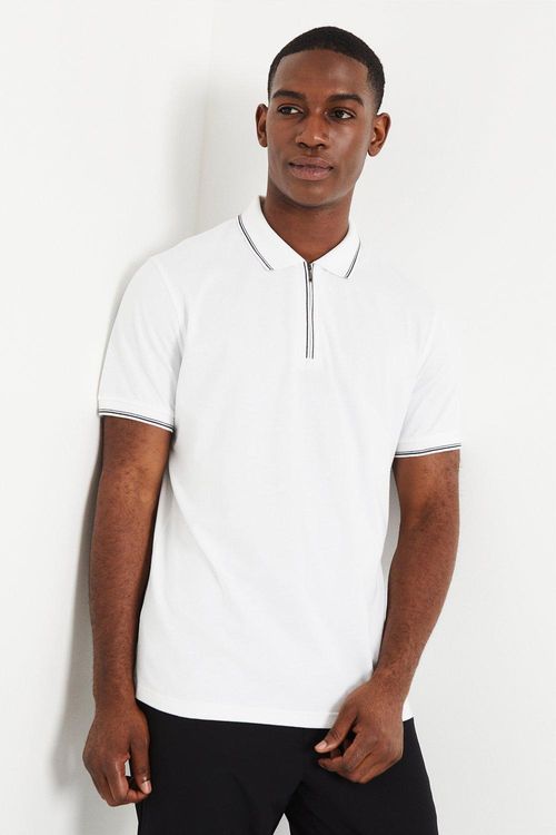 Mens Fine Tipped Polo