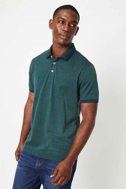 Mens Smart Birdseye Polo