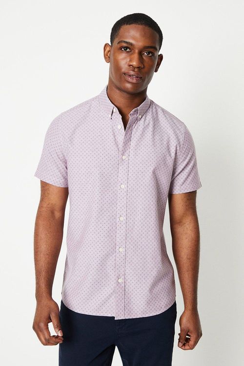 Mens Short Sleeve Geo Print...