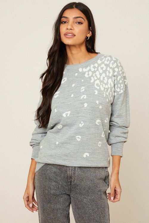 Womens Animal Knitted Jumper