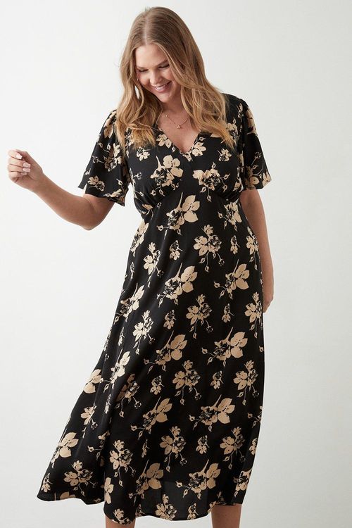 Womens Curve Mono Floral...