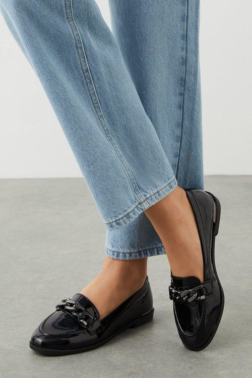 Womens Leila Chain Loafers