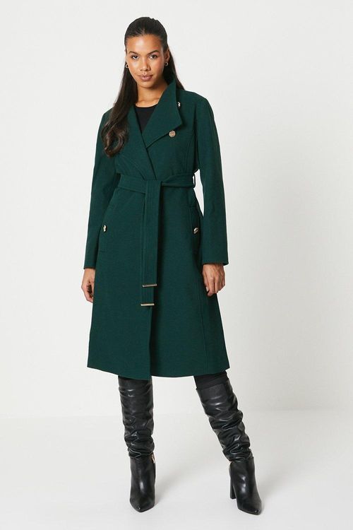 Womens Funnel Neck Coat