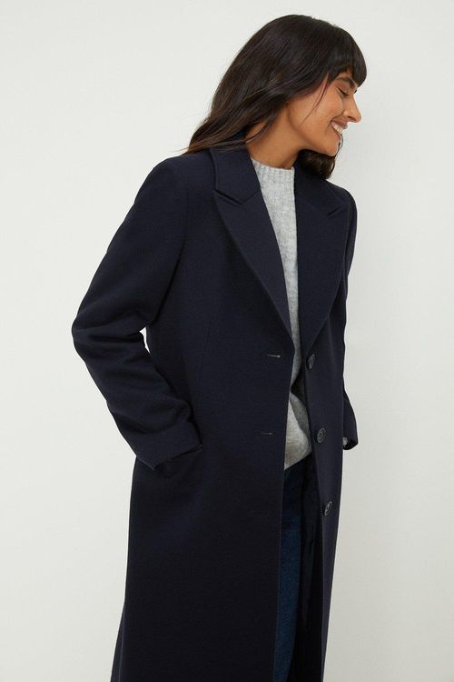 Womens Single Breasted Coat