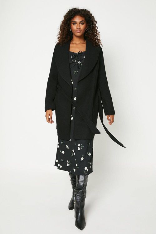 Womens Short Wrap Coat