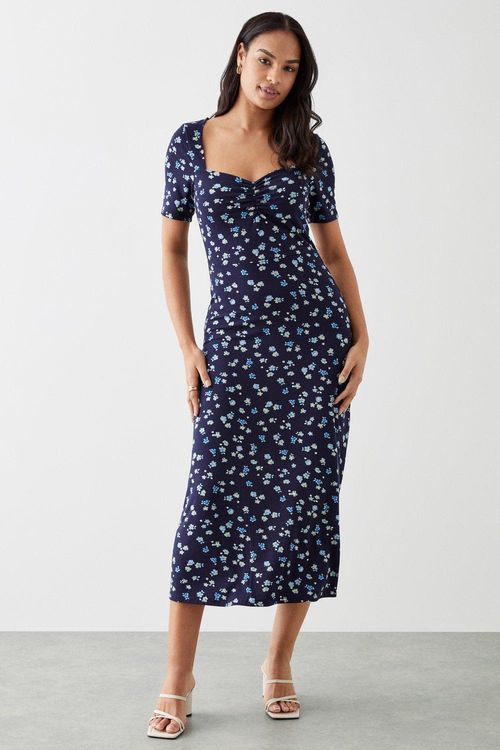 Womens Navy Ditsy Sweetheart...