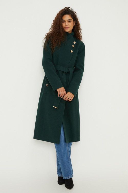 Womens Tall Funnel Neck Coat