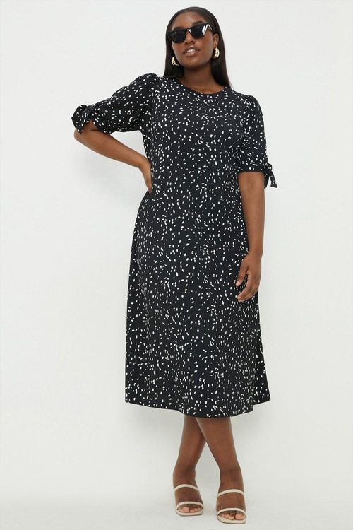 Womens Curve Black Spot Tie...