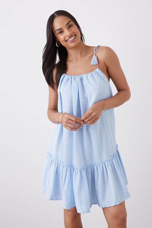 Womens Mini Tassel Beach Dress