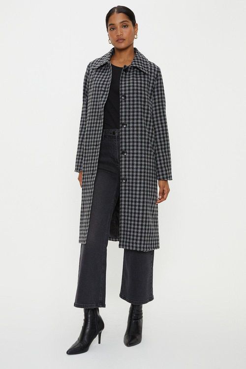 Womens Checked Dolly Coat