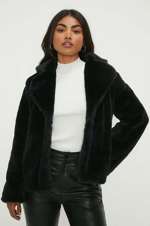 Womens Faux Fur Single...