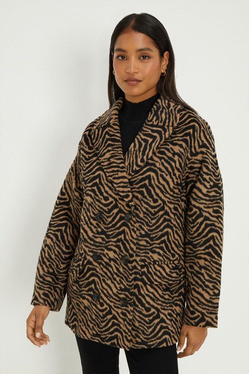 Womens Animal Print Double...