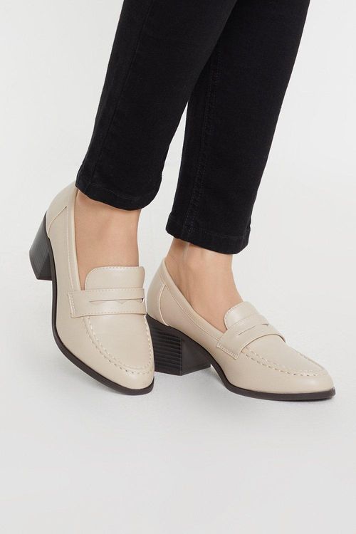 Womens Lora Heeled Loafers