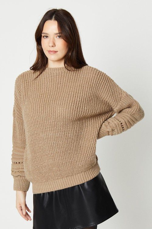 Womens Stitch Detail Sleeve...