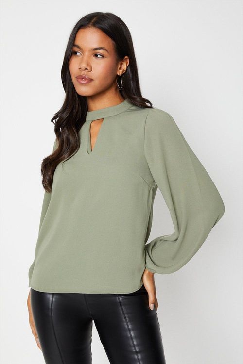 Womens Keyhole Blouse