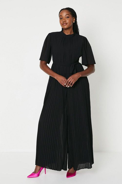 Womens Pleated Chiffon...