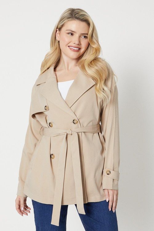 Womens Short Trench Coat