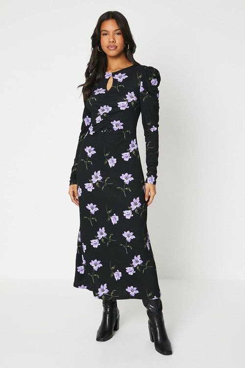 Womens Tall Floral Keyhole...