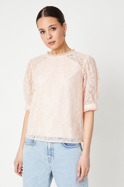 Womens Lace Sleeve Blouse