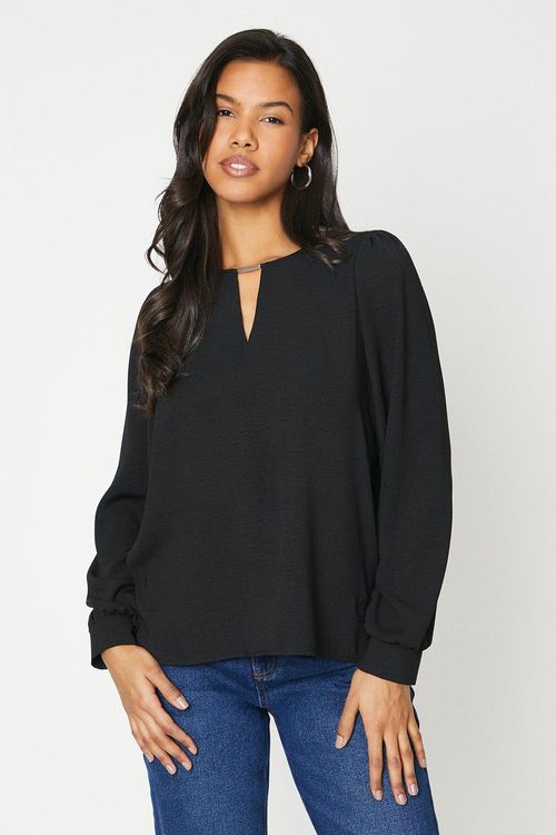 Womens Trim Overhead Blouse