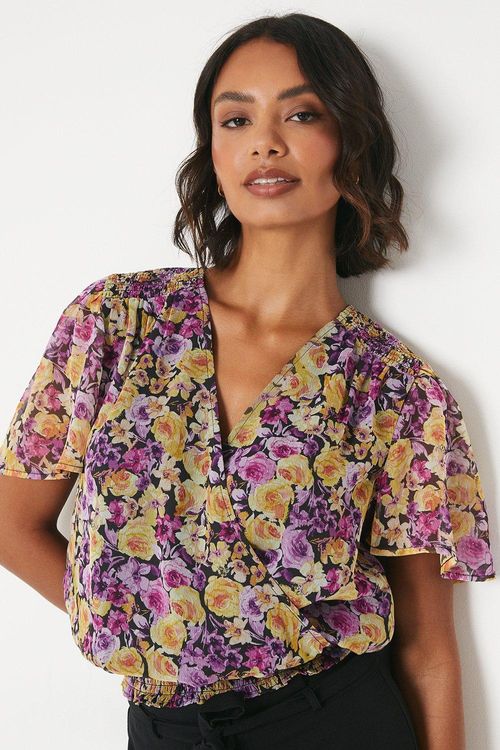 Womens Tall Floral Chiffon...