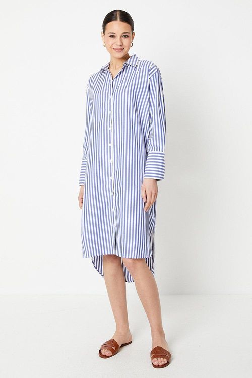 Womens Poplin Stripe...