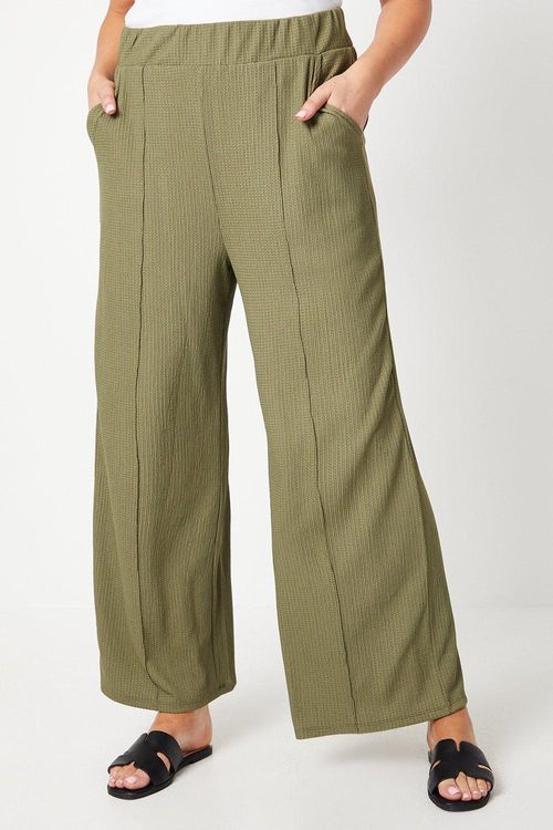 Womens Curve Wide Leg Trouser