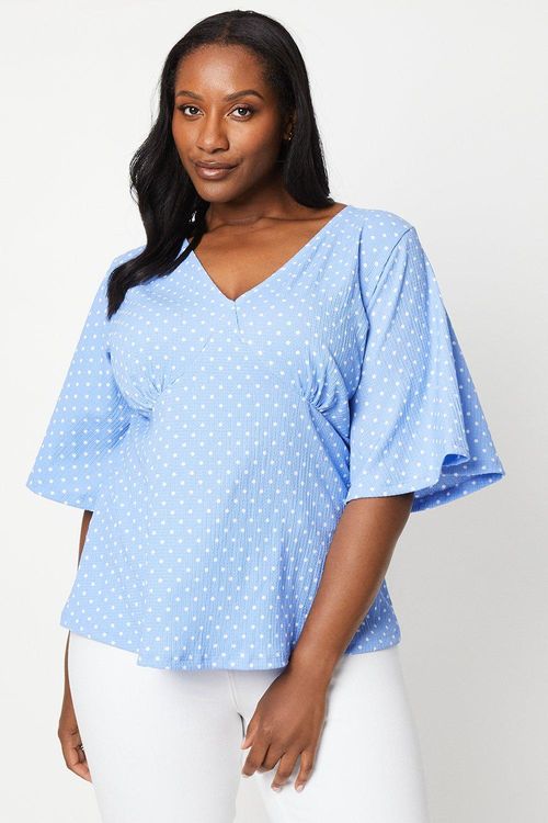 Womens Curve Spot V Neck...